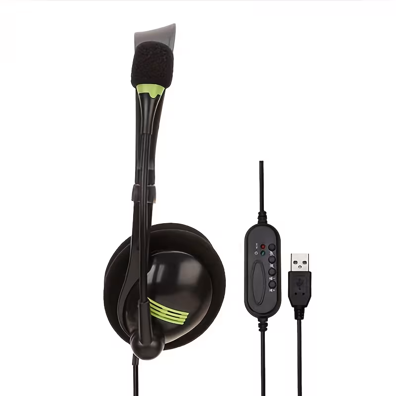 Auriculares USB con micrófono HD