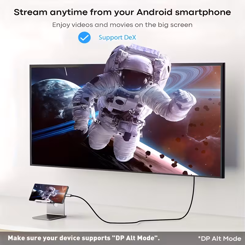 Cable USB C a HDTV 182.88 cm | Cable USB 3.1 Tipo-C