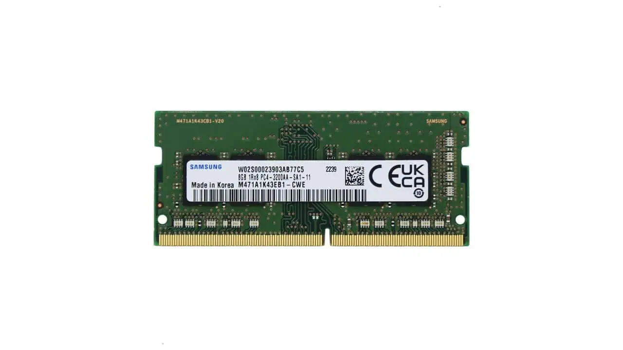 Memoria RAM 8GB DDR4 3200MHz Usada