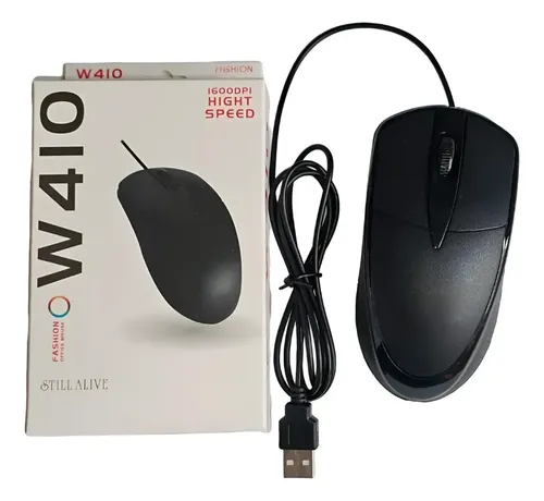 Mouse alambrico W410